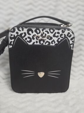 kate spade Black & White Cat Crossbody Bag